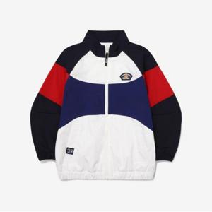 [36%OFF][휠라키즈] 컬러블록 매쉬 바람막이 (FK2JKG1601M_OWH)