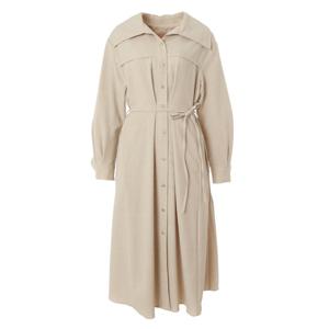 [에이비에프지]백주름포인트 빅카라넥롱원피스 APY5QO02G