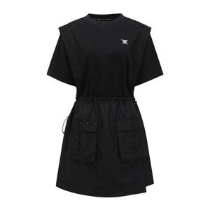 [어뉴골프] 여성 WOMEN JERSEY MIX ONE PIECE_BK