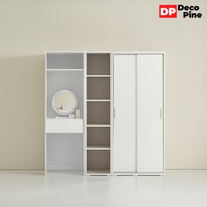 데코파인 필미 슬라이딩 옷장 1800 S세트 화장대 이불장 선반장
