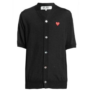 24FW 여성 하트 로고 숏 슬리브 가디건 AX-N096-051-1