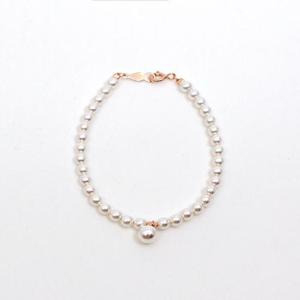 14k 미니 비비안 스왈 진주 팔찌 OPPB0302