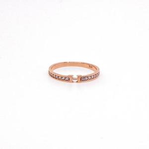 14k H이니셜 큐빅 반지 OPDSR582