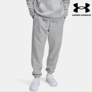 [언더아머(백)]남성 부드러운 로고 기모 긴바지 UA 아이콘 플리스 조거 팬츠 1373882-013