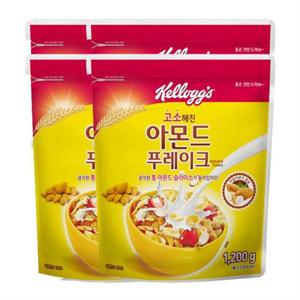 켈로그 아몬드 푸레이크 1.2kg 4개
