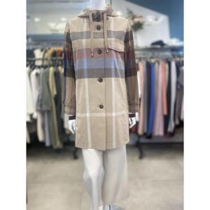 안지크 세이브존07 체크 트렌치코트 IA3-BR510-00