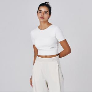 [스파이더] 여성 캡 내장 크랍탑 SPJFCNRS252WWHT