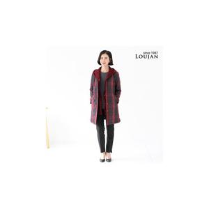 [로잔]울배색체크자수패딩점퍼 LK3BB730A