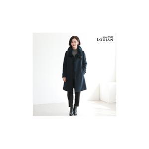 [로잔]반후드털카라트리밍하프코트 LA4HC551A