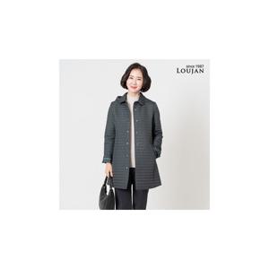 [로잔]체크배색자수패딩점퍼 LC3BB722A