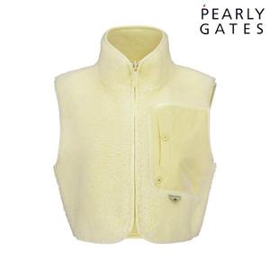 파리게이츠 (521D3JV101YL) 여성 포켓 배색 덤블 집업 베스트