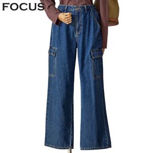 [포커스]진청 카고팬츠_FF3H7PT0078