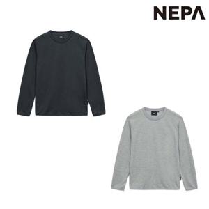 [네파]7K55366 남성 가을 간절기 등산 캠핑 카라 멜란지 긴팔 맨투맨 라운드 티셔츠