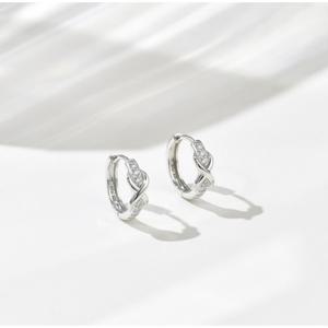 [실버] 미니골드 인카운터 엑스 링귀걸이 ERIM1020