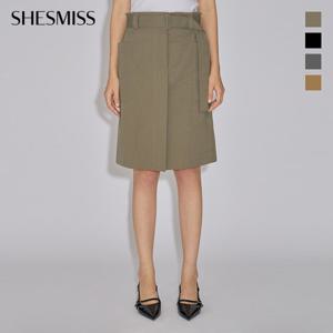 [쉬즈미스] 벨티드 아웃 포켓 스커트_SWWSKO31070