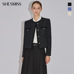 [쉬즈미스] 글리터 트위드 자켓_SWWJKO31030