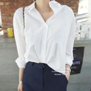 블라우스 기본 여성블라우스 박시셔츠 G124647 남방