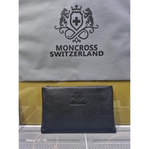 [몽크로스]몽크로스 BEST 엠블럼 소가죽 클러치백 MK1607-2(블랙