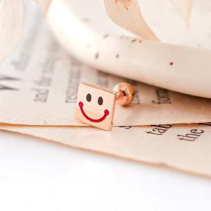 14k 스퀘어 스마일 에폭 피어싱 OPDJE3409