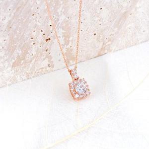 14k 스퀘어 큐빅 목걸이 OPKYN0884