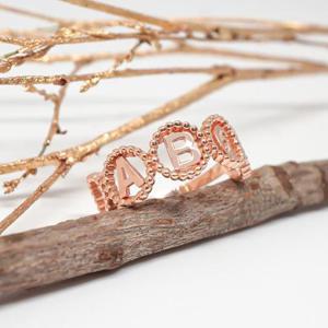 14k 영문 이니셜 반지 OPDJR5231