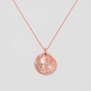 14k 얼굴없는 코인 목걸이 OPDJN4383