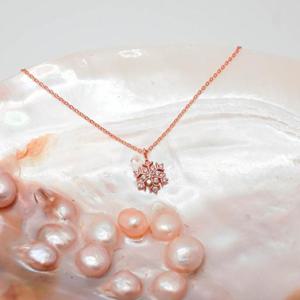 14k 눈꽃 목걸이 OPGN586