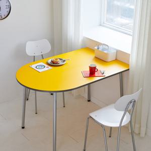 밀랑 오키프 반타원형 카페 식탁 테이블 1200X800