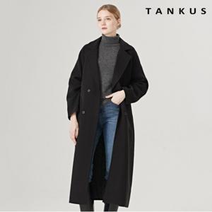 [탱커스] 벨티드 오버핏 롱 코트 (TW4CT010L0)