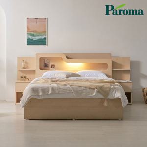 파로마 베이 베니스 LED 수납 침대 K 독립 CL텍스 ODM0247