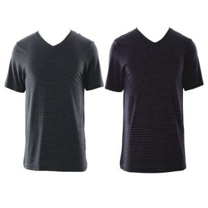 95-110 신축성 좋고 부드러운 스트라이프 모달 남성반팔런닝WMV2405A