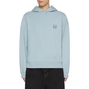 메종키츠네 볼드 폭스 헤드 패치 오버사이즈 후드 LM00705KM0001