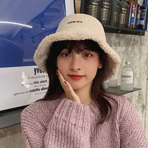 3컬러 여성 양면 뽀글이 캐주얼 겨울 버킷햇 LK-HT12