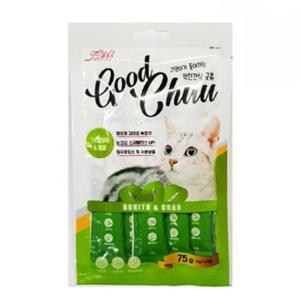 굿츄 75g 가다랑어+게살  X 5개)