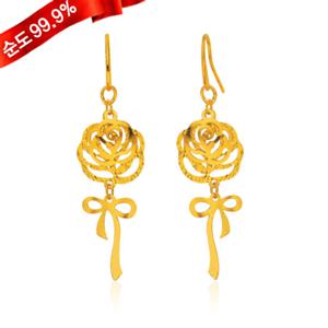 여자순금귀걸이 3.75g 24K [샤인로즈]