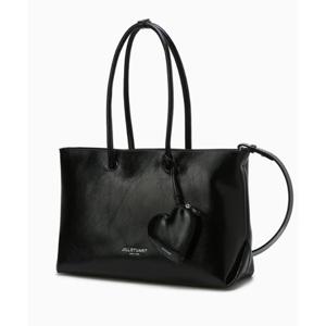 [JILLSTUART ACC][젤리백] 블랙 글로시 가죽 숄더 및 크로스백 JABA5E761BK