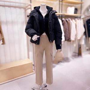 [시에로]SJ4JPF31M_하이넥 세미크롭 덕다운 점퍼