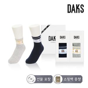 닥스양말 숙녀 단목 복합아가일 2족세트 DK25490
