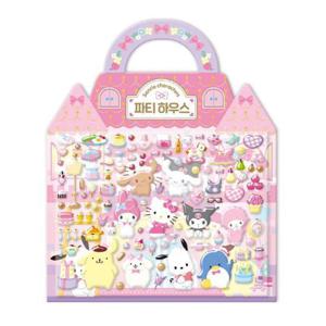 피티엘 산리오캐릭터즈 입체가방 스티커 파티하우스
