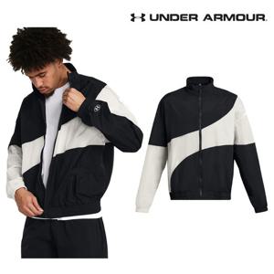 [언더아머(백)]남성 윈드브레이커 UA 레거시 크링클 바람막이 방풍자켓 1382874-001