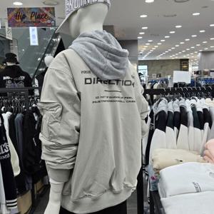 [써드케이](남녀공용)패딩 항공 점퍼MP1JU004-베이지_CJ