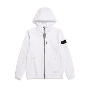 내셔널지오그래픽 N221UFT300 히페리온 트리코트 트레이닝 풀 집업 WHITE