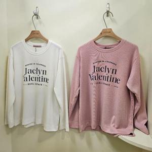 스테파니 HC07 잭클린레터링 라운드 티셔츠 A25ST5102