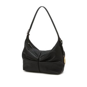 [질스튜어트ACC] JABA5E218  [보우백] 블랙 소프트 고트레더 셔링 숄더백 M