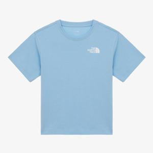 [노스페이스키즈] (NT7UR02U_라이트블루) 키즈 고-투 반팔 라운드 티   NKUS