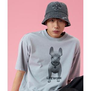 [라이프워크] 모터힙독 워싱 버킷햇_LW245CP401