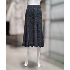 [SI][SI] SI뒷밴딩 기하학패턴 스커트SISAC23500 (P003519506)