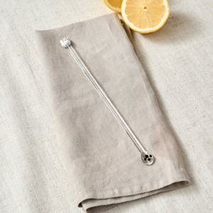 [모던하우스] L 뚱냥이 내열 유리 머들러 흰냥 20cm