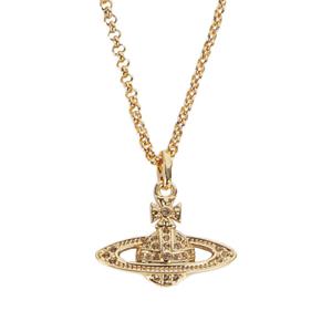 비비안웨스트우드 여성 미니 바스 릴리프 목걸이 골드 63020086 02R121