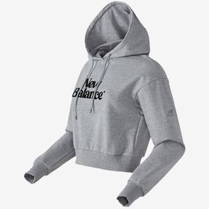 뉴발란스 여성 크롭 후드티 NBN0D1W242-AC